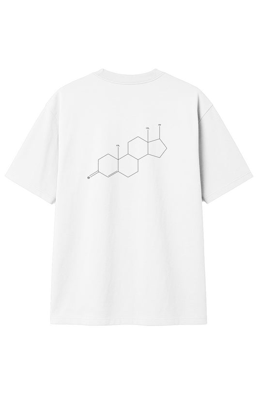 SHRED(DED) TESTOSTERONE CHEMICAL STRUCTURE OVERSIZED T-Shirt